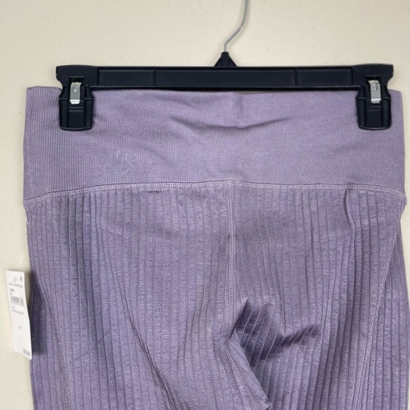 NWT‎ Good American Dusty Violet Wide Ribbed Seamless Leggings - Picture 5 of 6